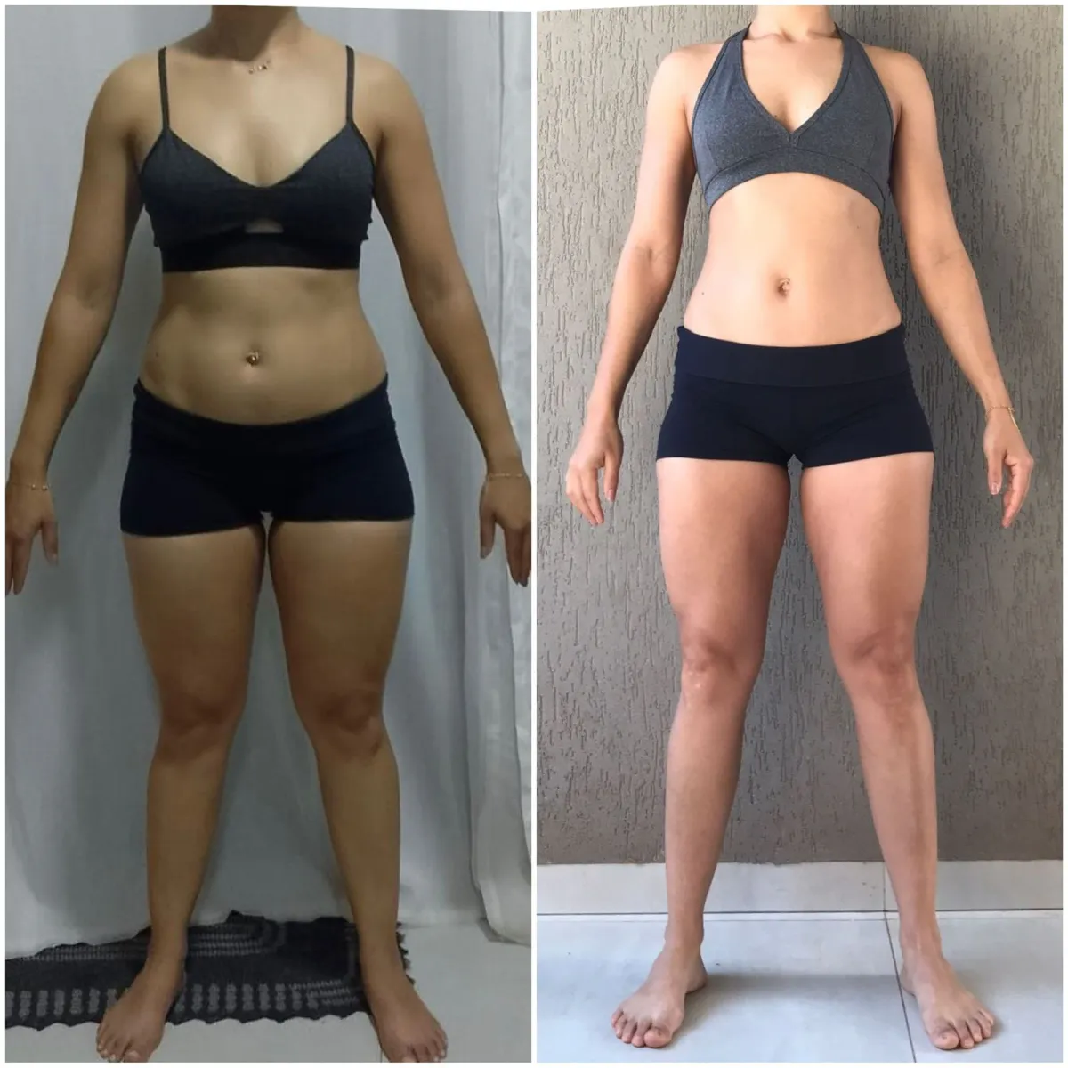 Resultado real de Jessica com o Método Base GDTeam — antes