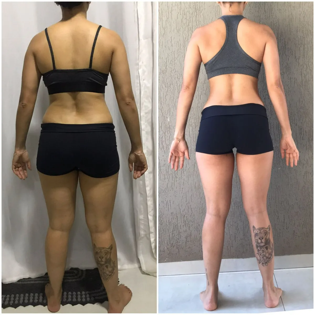 Transformação de Jessica treinando com o Método Base GDTeam — depois